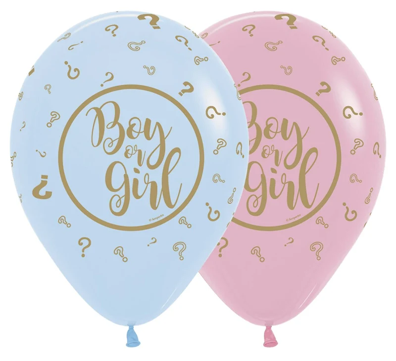 Gender Reveal Ballonnen 30cm 25st
