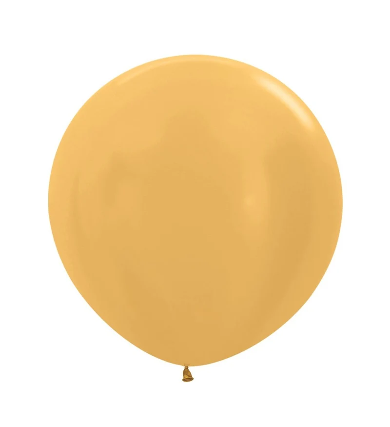 Gouden Ballonnen Metallic 61cm 3st