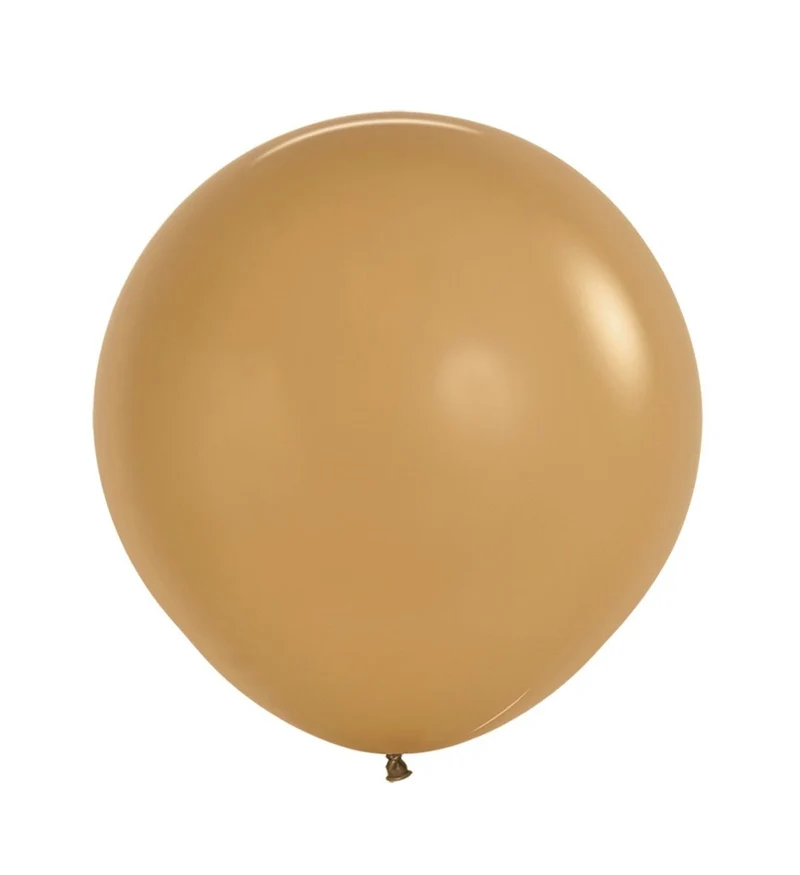 Bruine Ballonnen Latte 61cm 3st