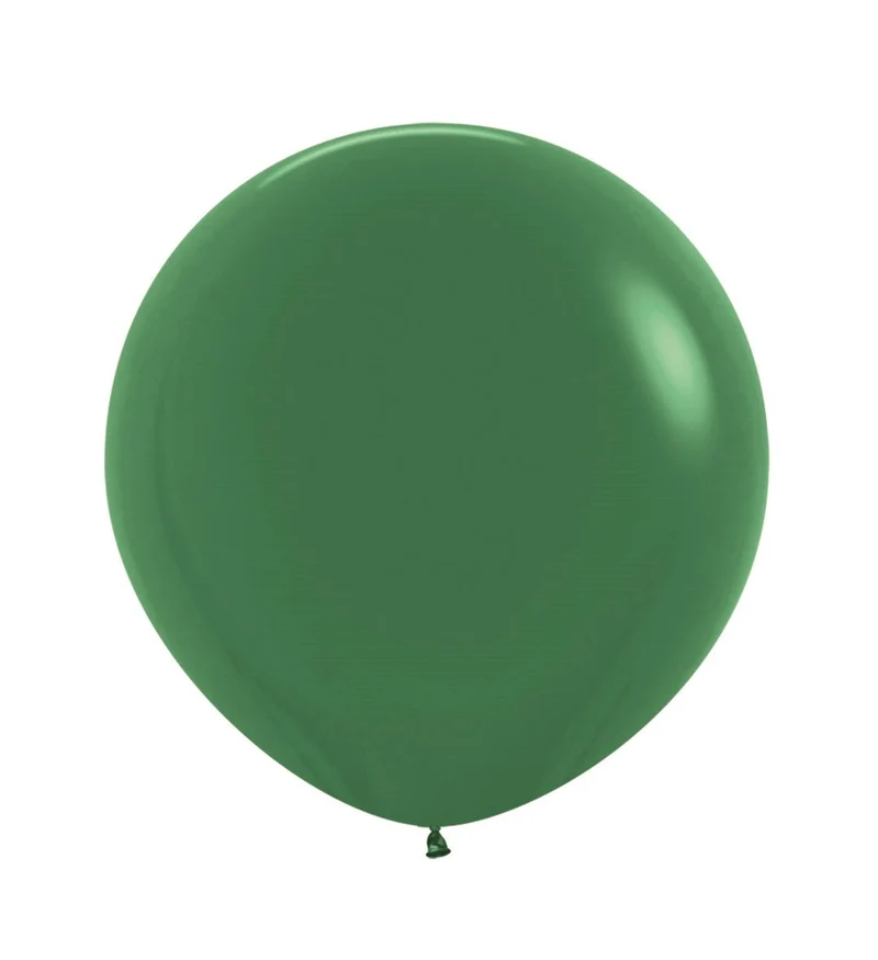 Donkergroene Ballonnen 61cm 3st
