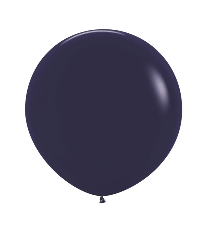 Donkerblauwe Ballonnen Latex 61cm 3st