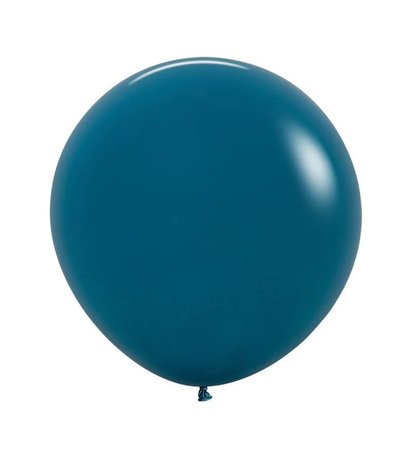 Donkerblauwe Ballonnen Deep Teal 61cm 3st
