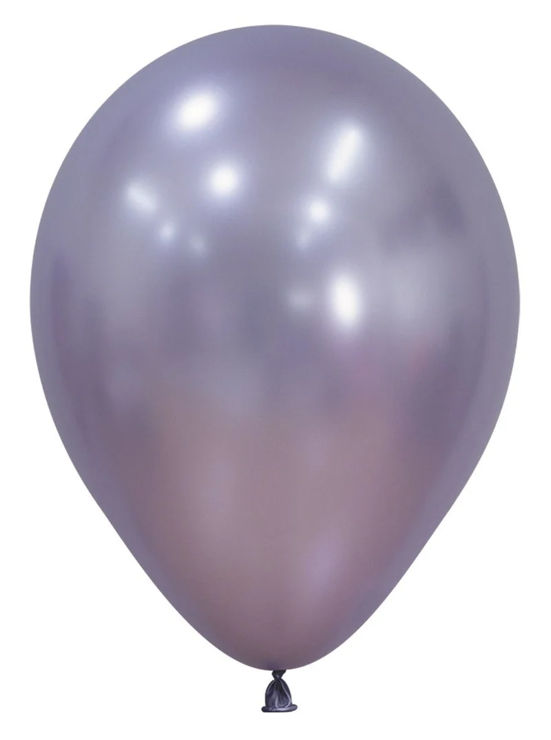 Paarse Ballonnen Metallic Latex 30cm 50st