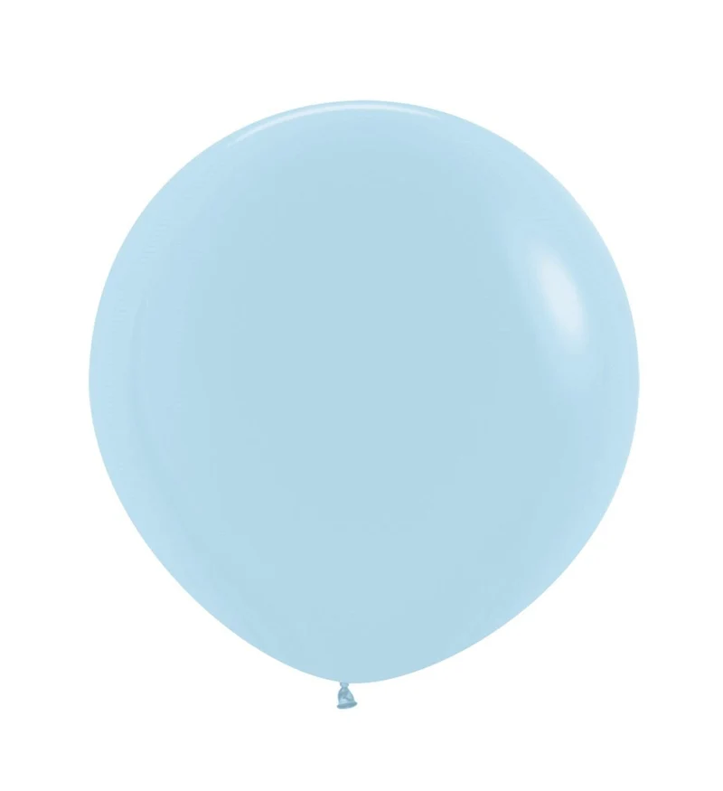 Lichtblauwe Ballonnen 61cm 3st