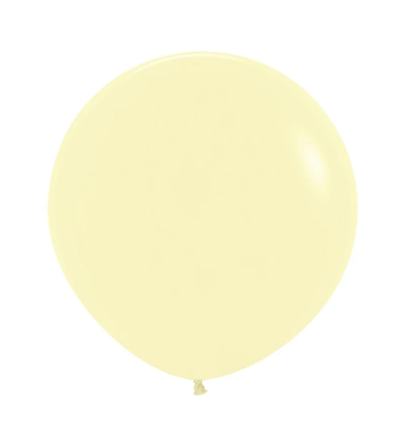 Lichtgele Ballonnen 61cm 3st