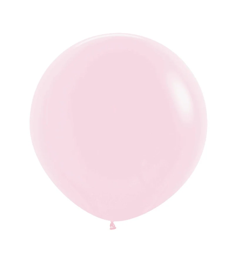 Lichtroze Ballonnen Pastel 61cm 3st