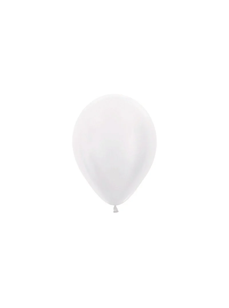 Witte Pearl Ballonnen 12cm 50st