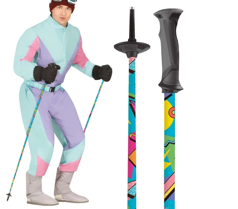 Gekleurde Skistokken