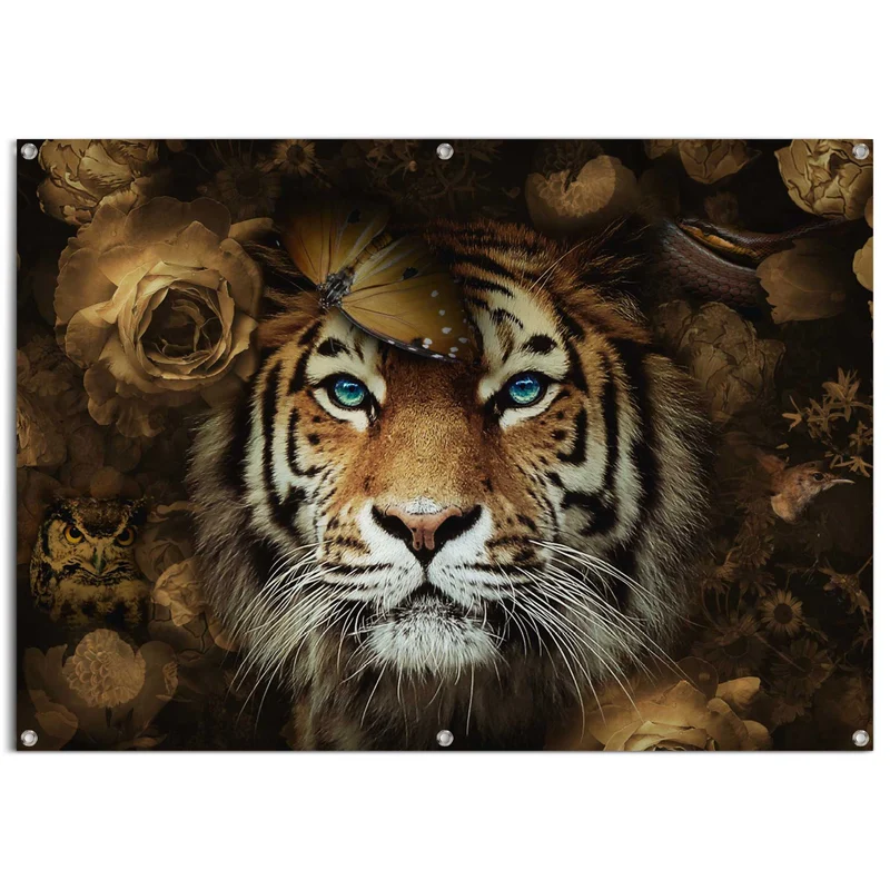 Reinders tuinposter Tijger - 100x140cm