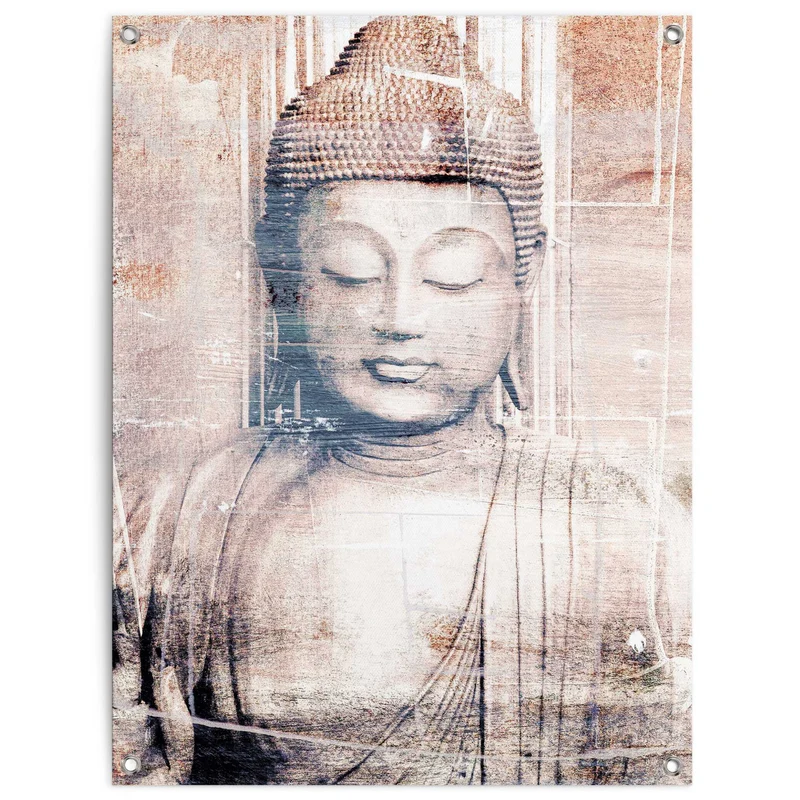 Reinders tuinposter Boeddha - 80x60cm