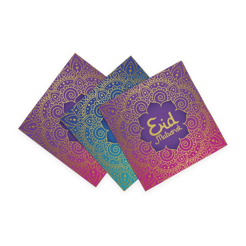 Ramadan Servetten Eid Mubarak 33cm 20st