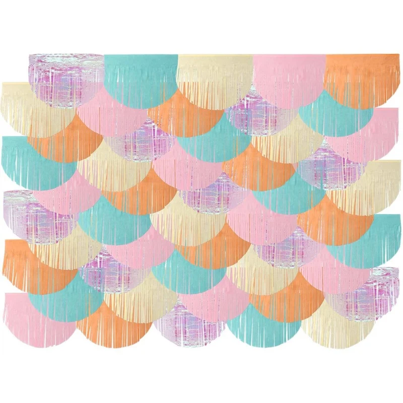 Gekleurde Wanddecoratie Pastel 2m