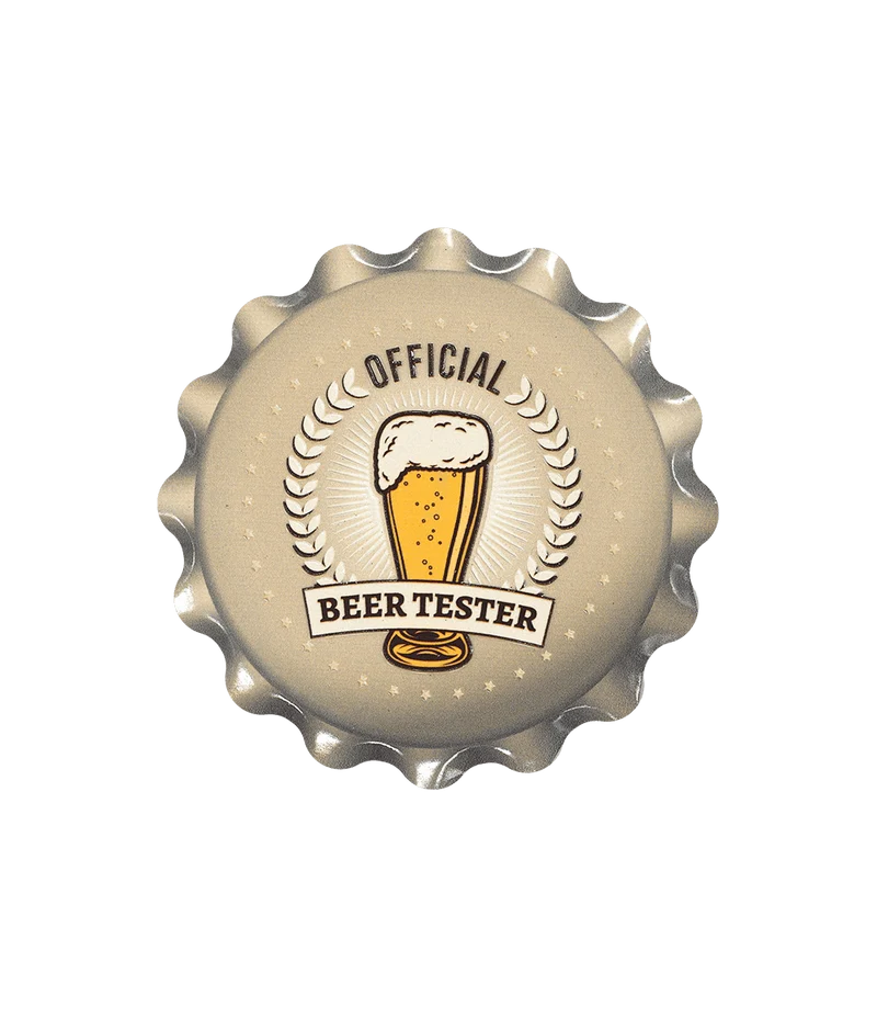 Beige Onderzetters Beertester 11cm
