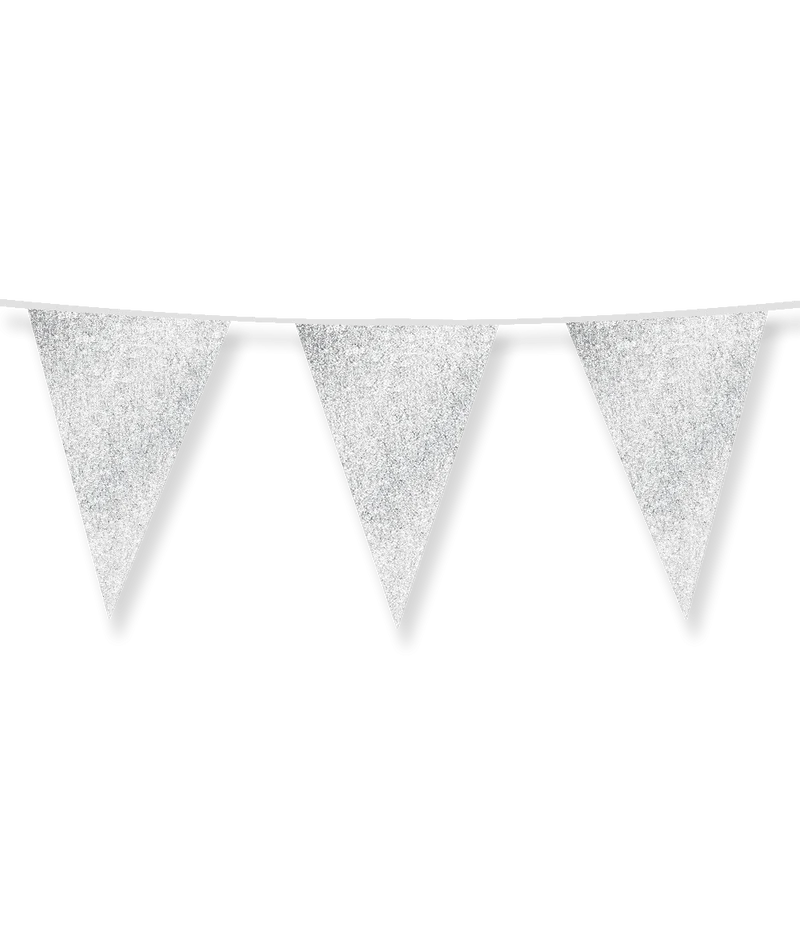 Zilveren Slinger Glitter 6m