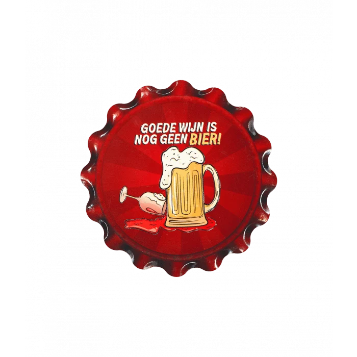Rood Onderzetters Goede Wijn 11cm