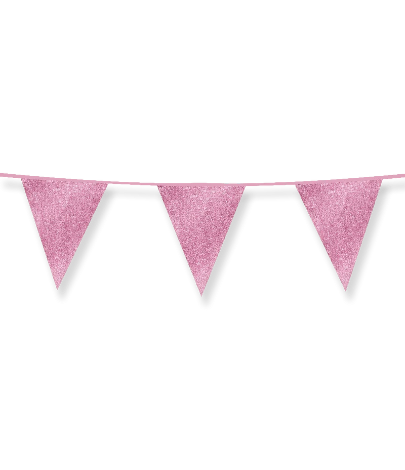 Roze Slinger Glitter 6m