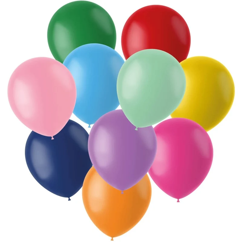Gekleurde Ballonnen 21cm 50st
