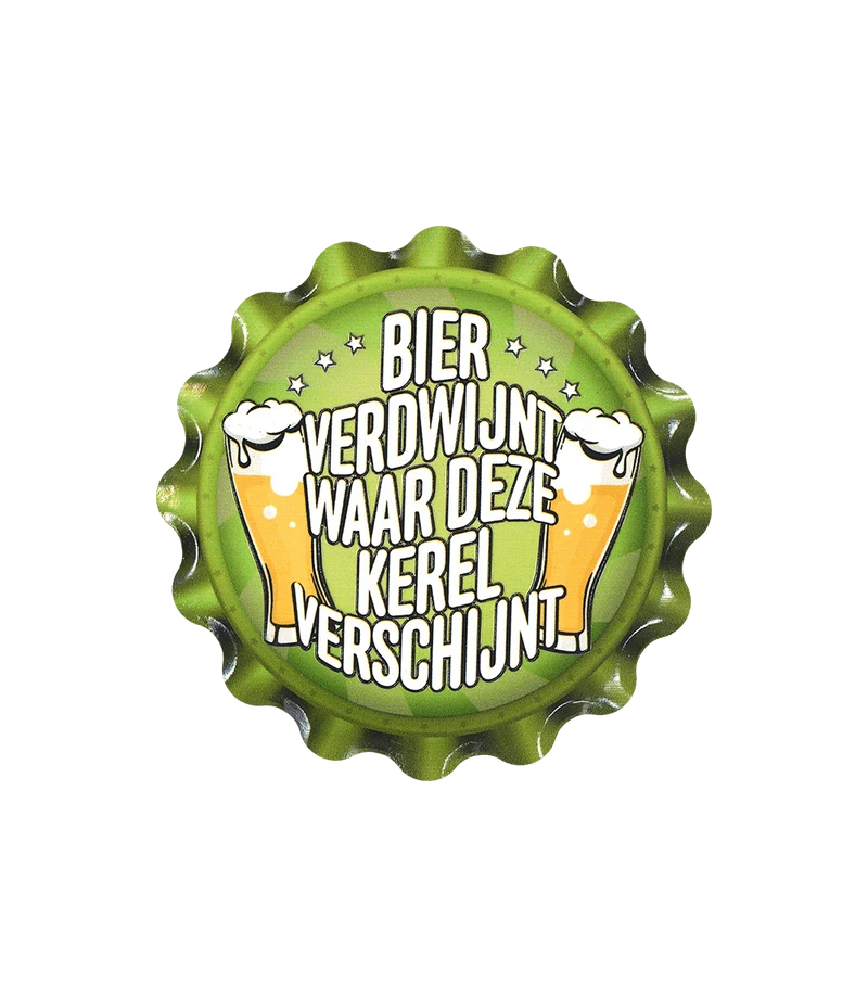 Groene Onderzetter Bier Verdwijnt 11cm