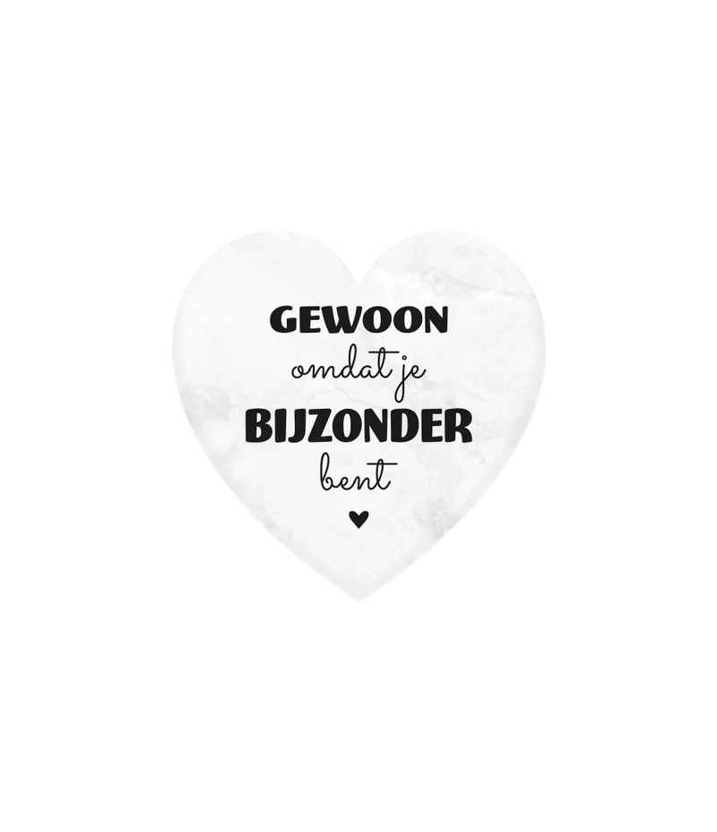 Bijzonder Marmer Hartje 5cm