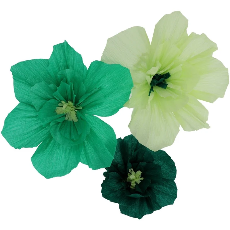 Bloemen Tafeldecoratie Groen 30cm 3st