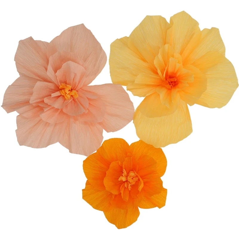 Bloemen Tafeldecoratie Oranje 30cm 3st