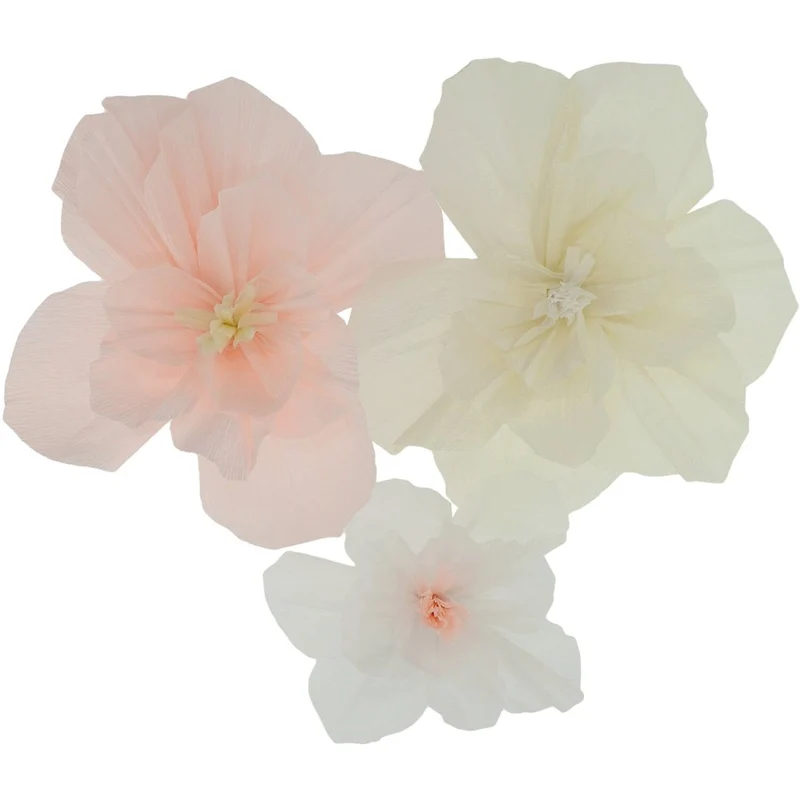 Bloemen Tafeldecoratie Pastel 30cm 3st