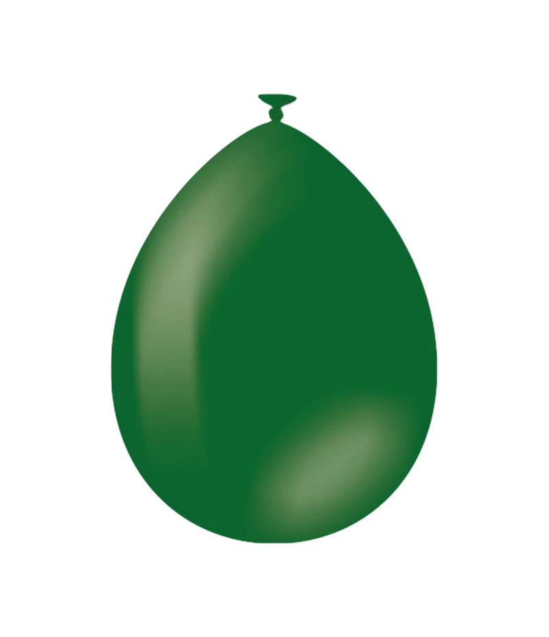 Donkergroene Ballonnen 30cm 10st