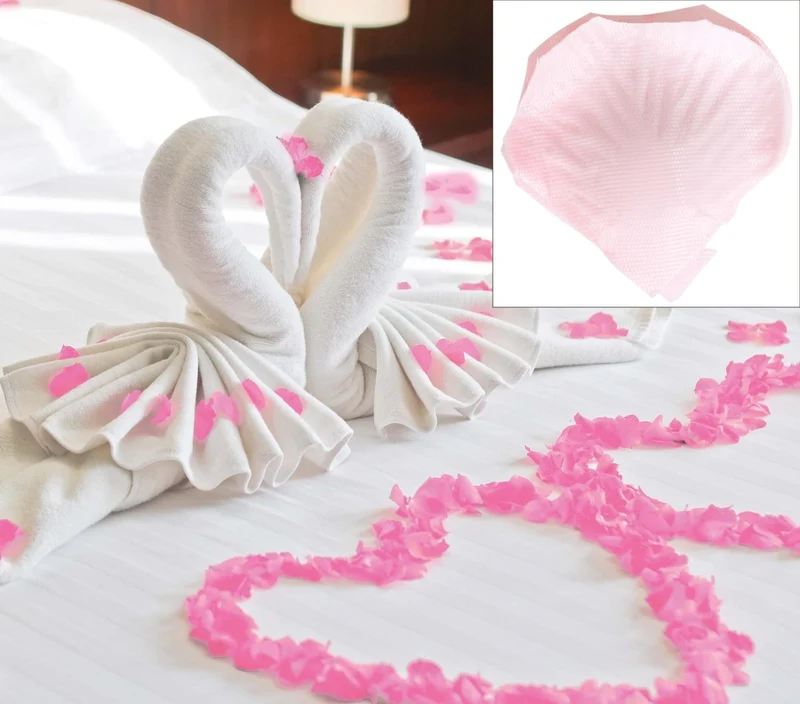 Roze Rozenblaadjes Zak 100st