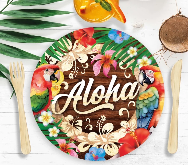 Hawaii Borden Aloha 23cm 6st