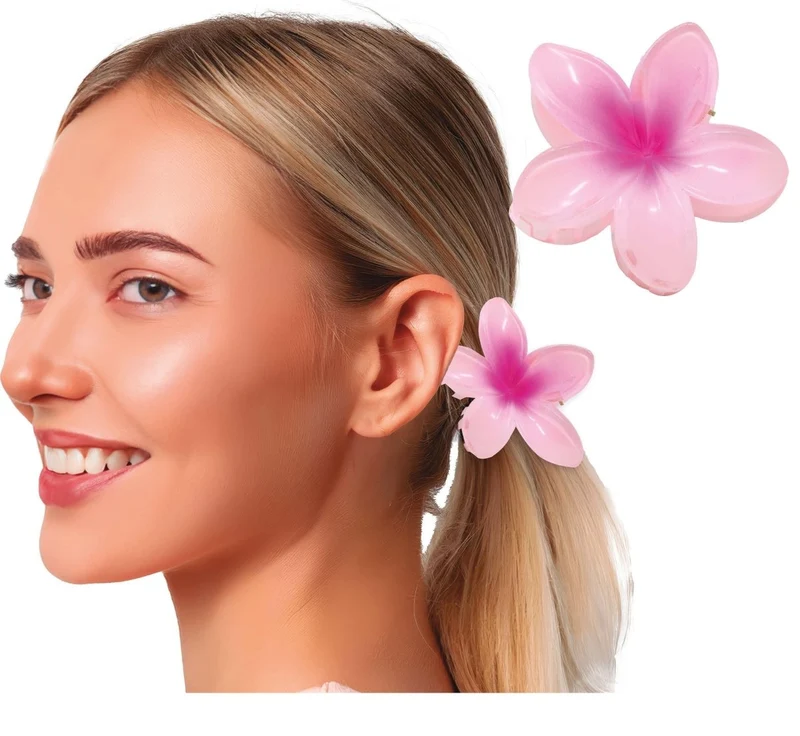 Bloem Haarclip Roze