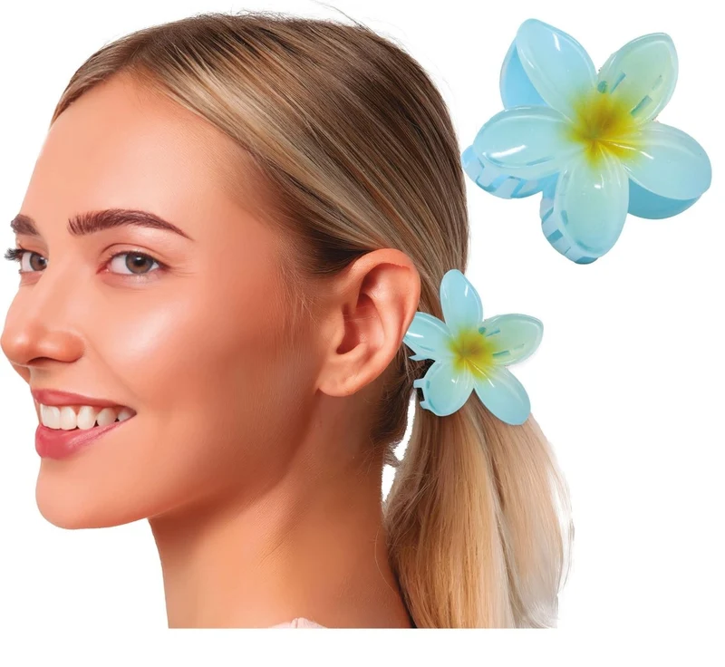 Bloem Haarclip Blauw