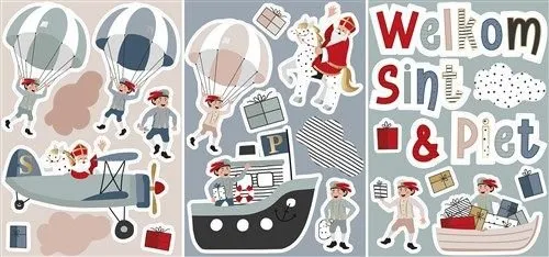 Sinterklaas Raamsticker