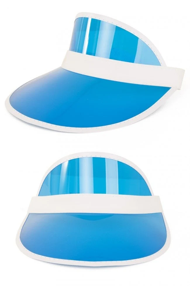 Zonneklep Blauw