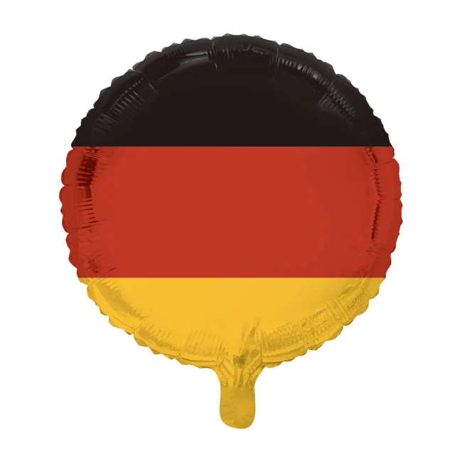 Helium Ballon Vlag Duitsland 45cm leeg