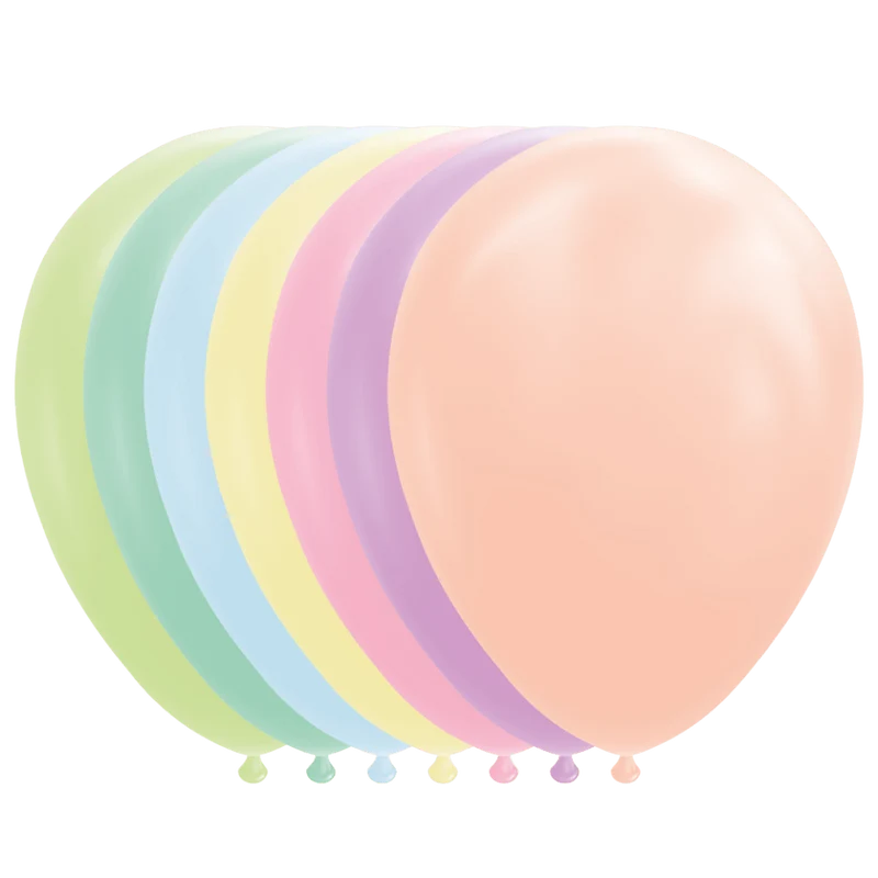 Gekleurde Ballonnen Pastel Macaron 30cm 10st