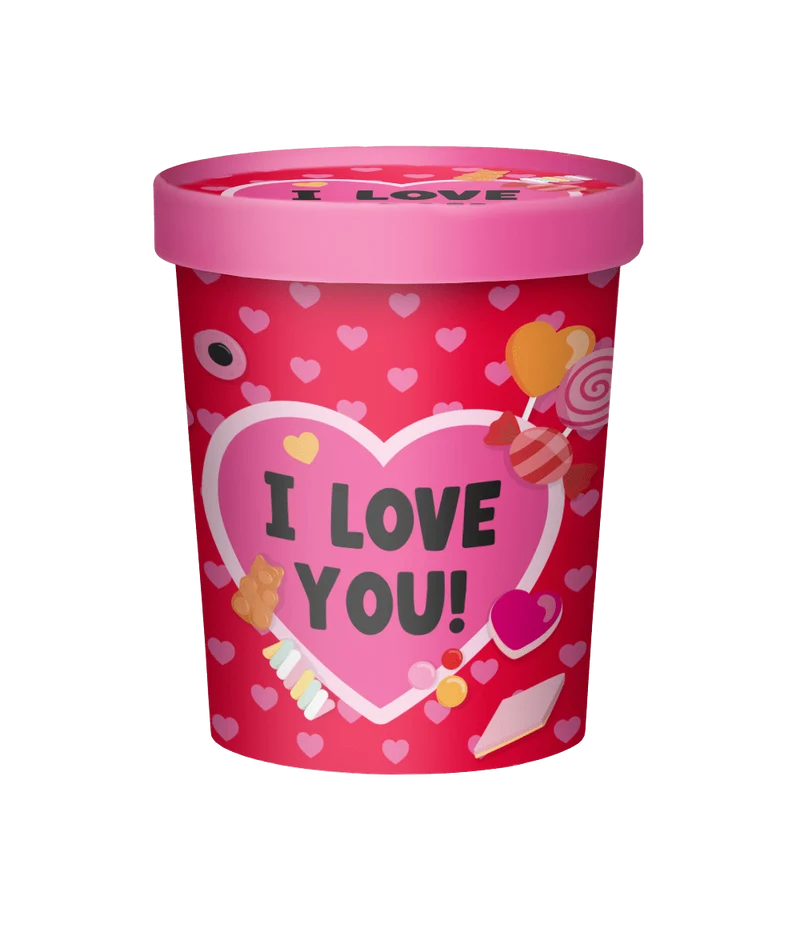Valentijnsdag Snoepbakje I Love You 14cm