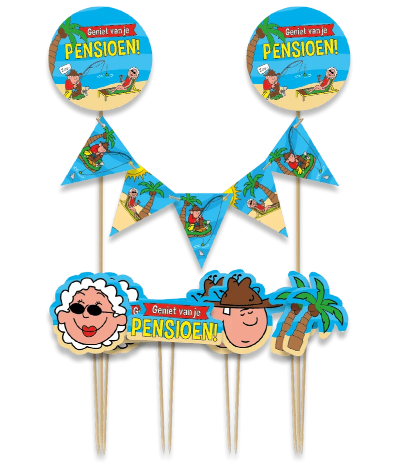 Pensioen Taarttopper 30cm