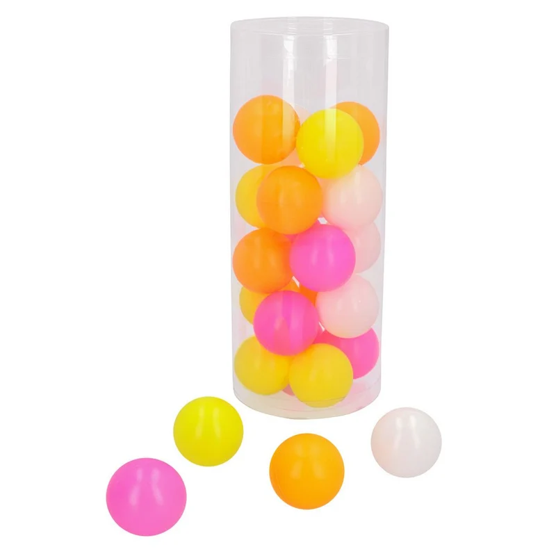 Gekleurde Beer Pong Ballen 24st