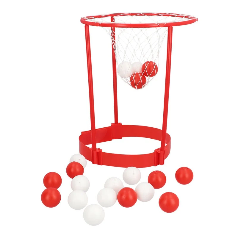 Basketbal Spel Rood Wit Hoofdband 21 delig