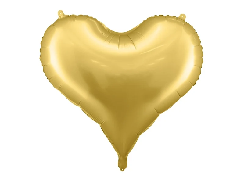 Hart Helium Ballon Goud Leeg 75cm