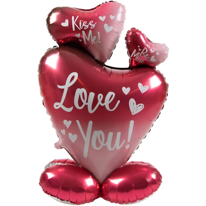 Hartjes Helium Ballon Leeg Ombre 77cm