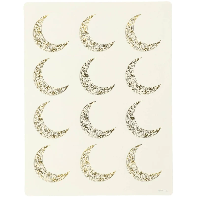 Eid Mubarak Naamstickers 23,5cm 12st