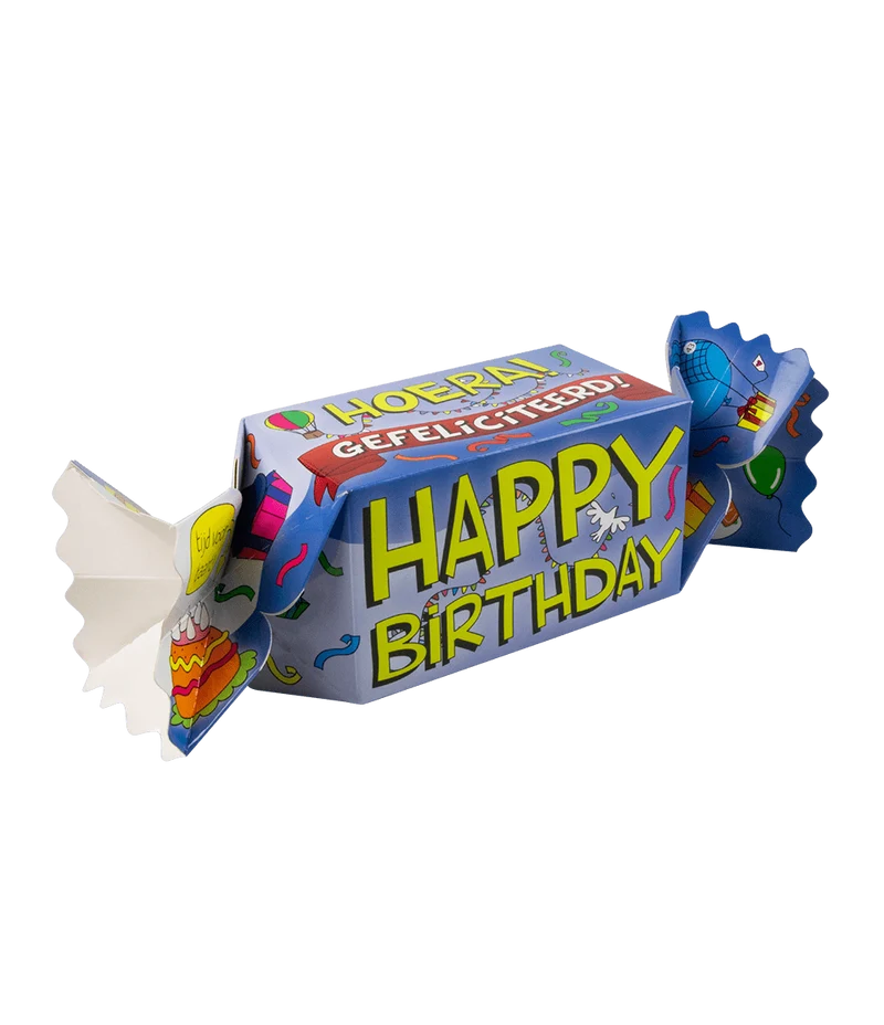 Geschenkdoosje Happy Birthday 26cm