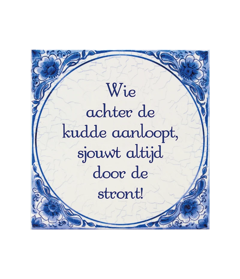 Delfts Blauw Tegel Kudde 14,5cm