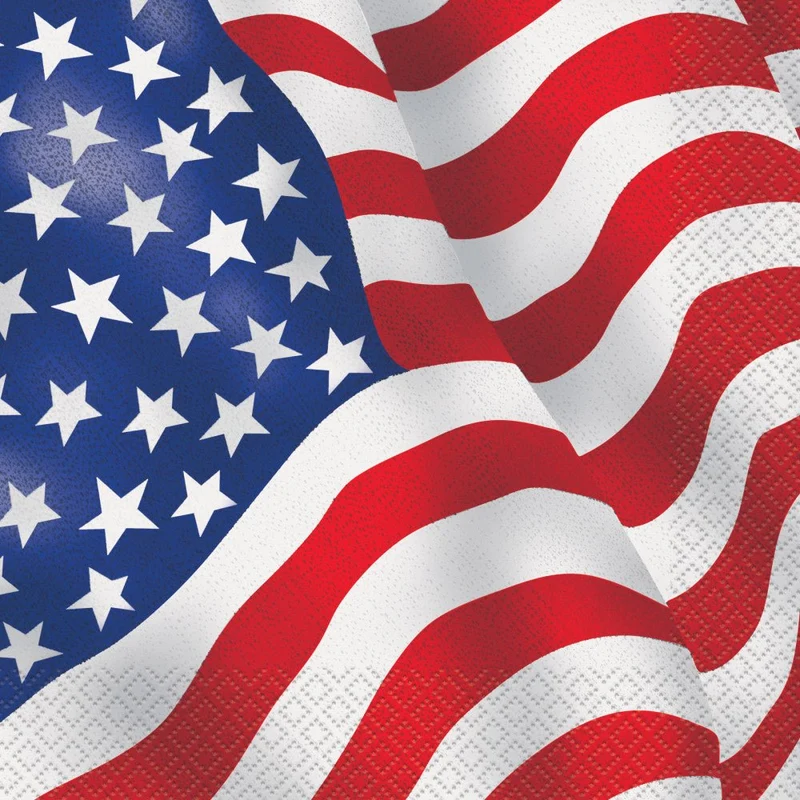 USA servetten 33cm 16st