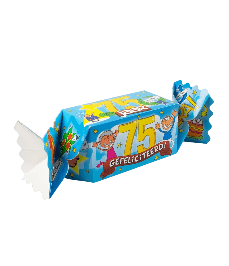 Geschenkdoosje 75 Jaar 26cm
