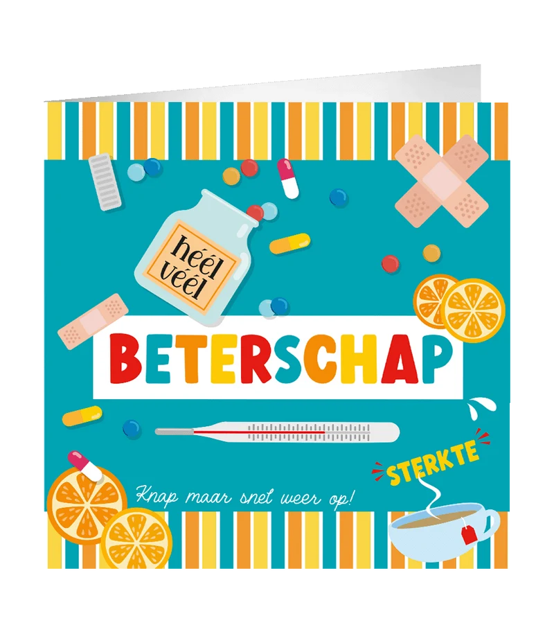 Beterschap Wenskaart 23cm
