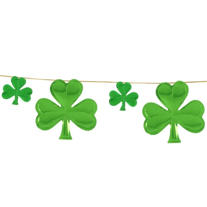 St. Patrick'S Day Slinger Groen Klavertje Vier 3m