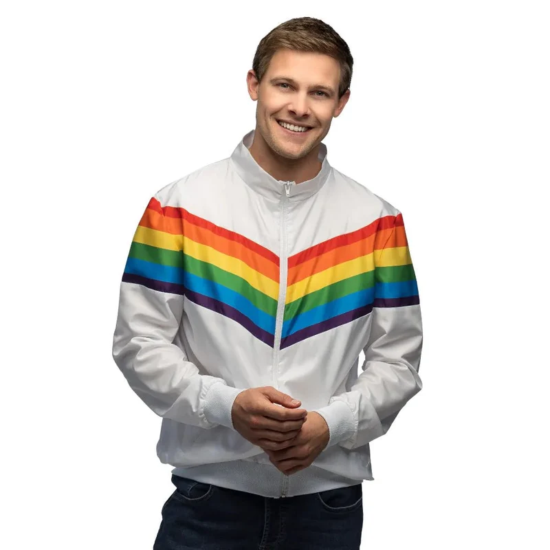 Trainingsjasje Vintage Rainbow Dude