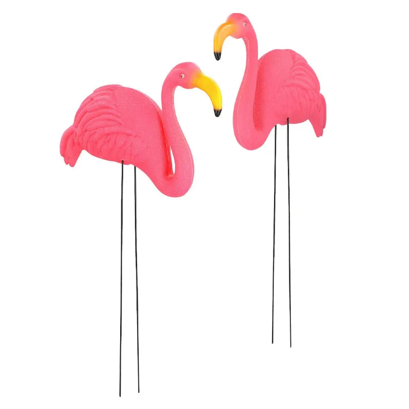 Flamingo Tuinsteker 2 delig